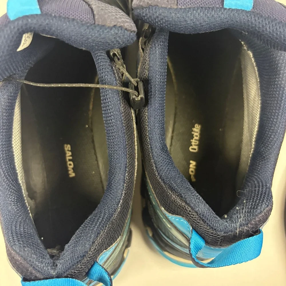 Salomon XA Pro 3D Gore-Tex Mens Trail Running Shoes Navy Blue Size 13 393320